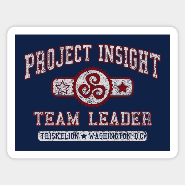 TRISKELION TEAM LEADER (STEALTH MODE) Sticker by DCLawrenceUK
